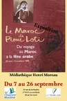 Exposition "Le Maroc de Pierre Loti"